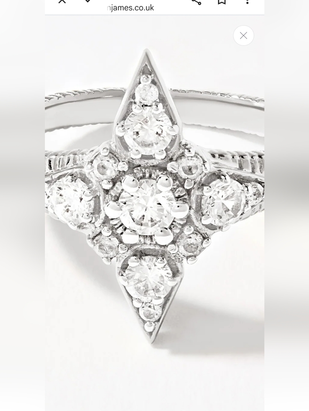 Raven James - Silver Nova Ring - Picture 6 of 16